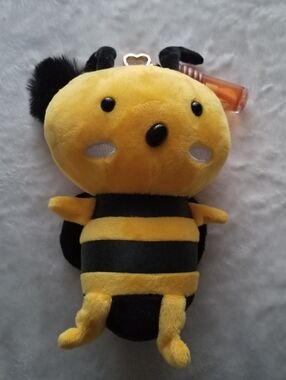 Plush Bee Plushie Kids Accessory- Yellow & Black